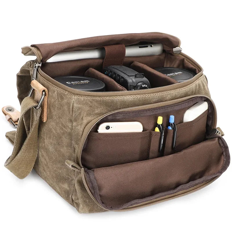 Canvas DSLR Camera Bag