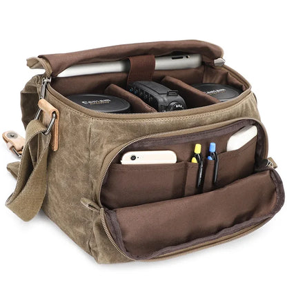 Canvas DSLR Camera Bag