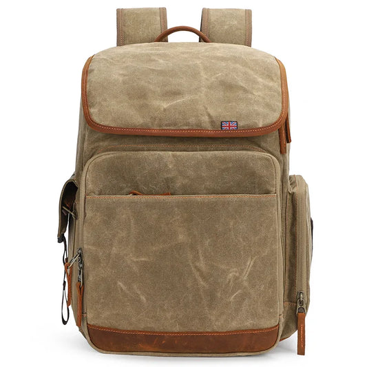 Vintage Camera Backpack khaki