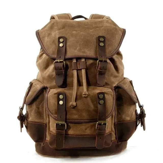 wax canvas backpack men